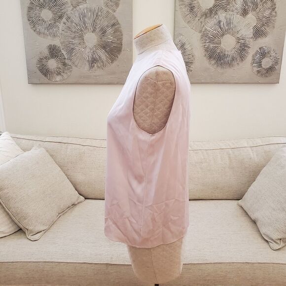 Theory Sleeveless Silk Stretch Top - Picture 5 of 11